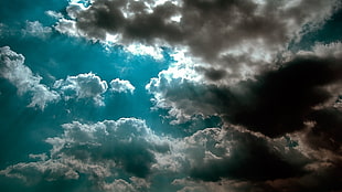 photo of white clouds HD wallpaper