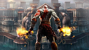 God of War game illustration