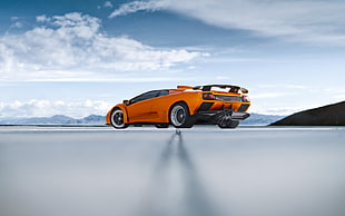 orange Lamborghini Huracan