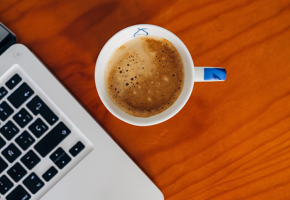 white ceramic mug, coffee, Macintosh HD wallpaper