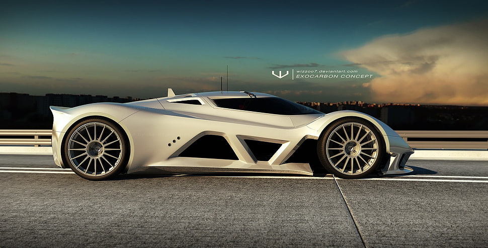 gray coupe, car HD wallpaper