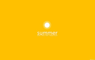 Summer logo HD wallpaper