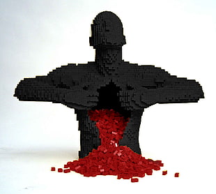 man holding his chest illustration, LEGO, toys