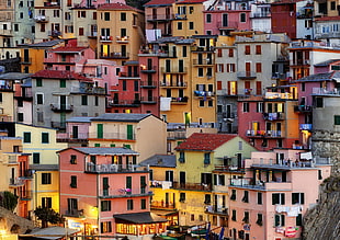 neighborhood houses, city, house, colorful, Italy HD wallpaper
