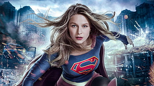 Super Girl Series digital wallpaper