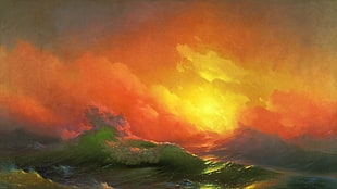 painting of sea, classic art, Ivan Aivazovsky