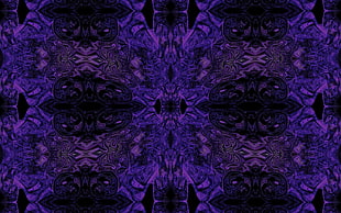 black and purple graphic poster