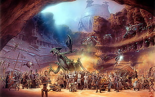 monsters illustration, Star Wars HD wallpaper