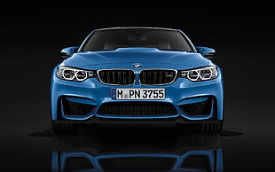 blue and black BMW car, BMW M3  HD wallpaper