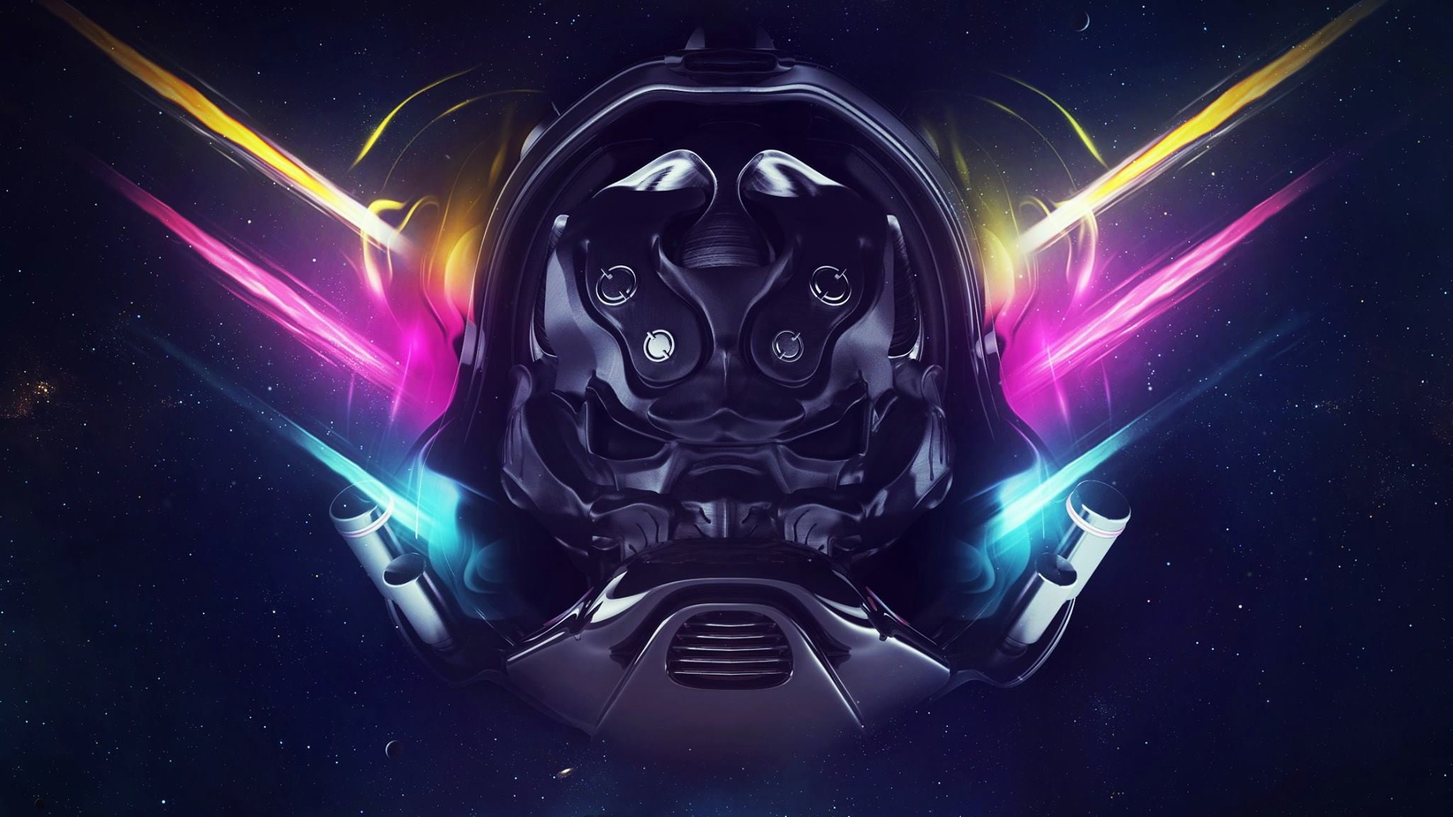 Star Wars poster, abstract, colorful