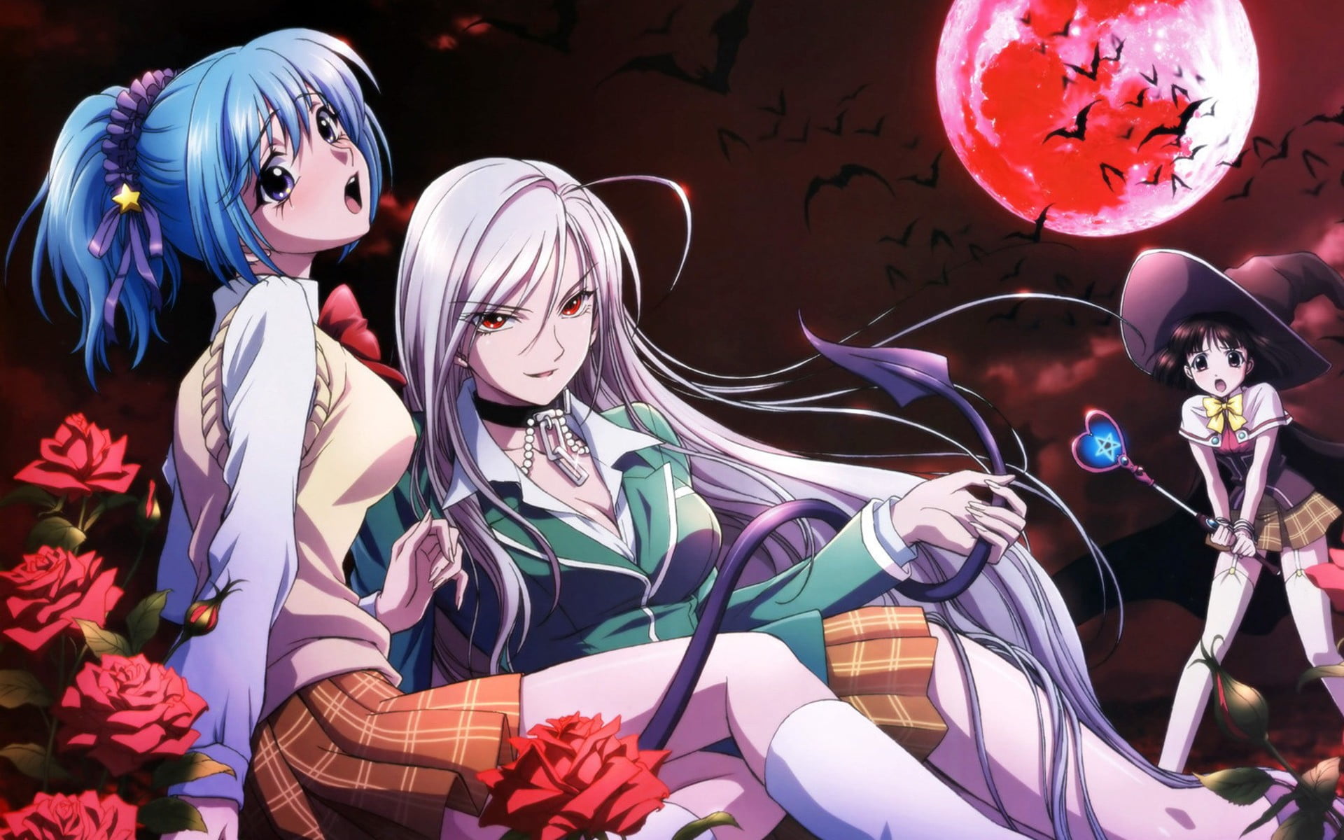 Rosario + Vampire, Wallpaper - Zerochan Anime Image Board