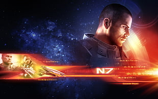 Mass Effect Andromeda N7 poster HD wallpaper