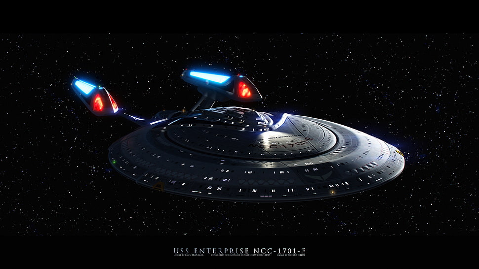 USS Enterprise digital wallpaper HD wallpaper