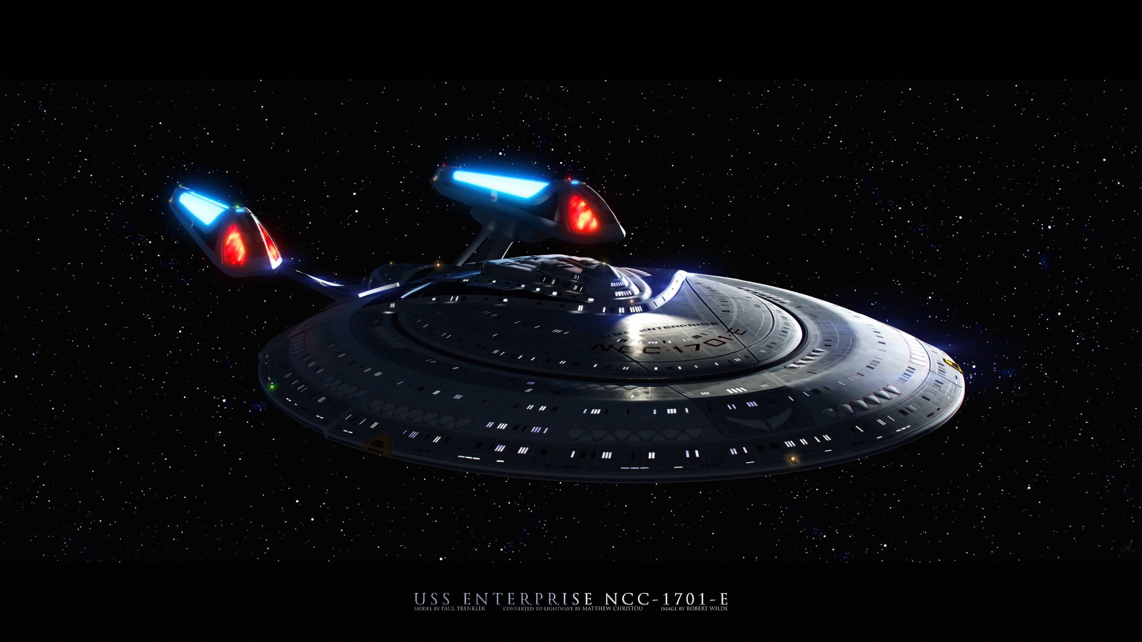 USS Enterprise digital wallpaper