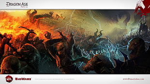 Dragon Age game poster HD wallpaper