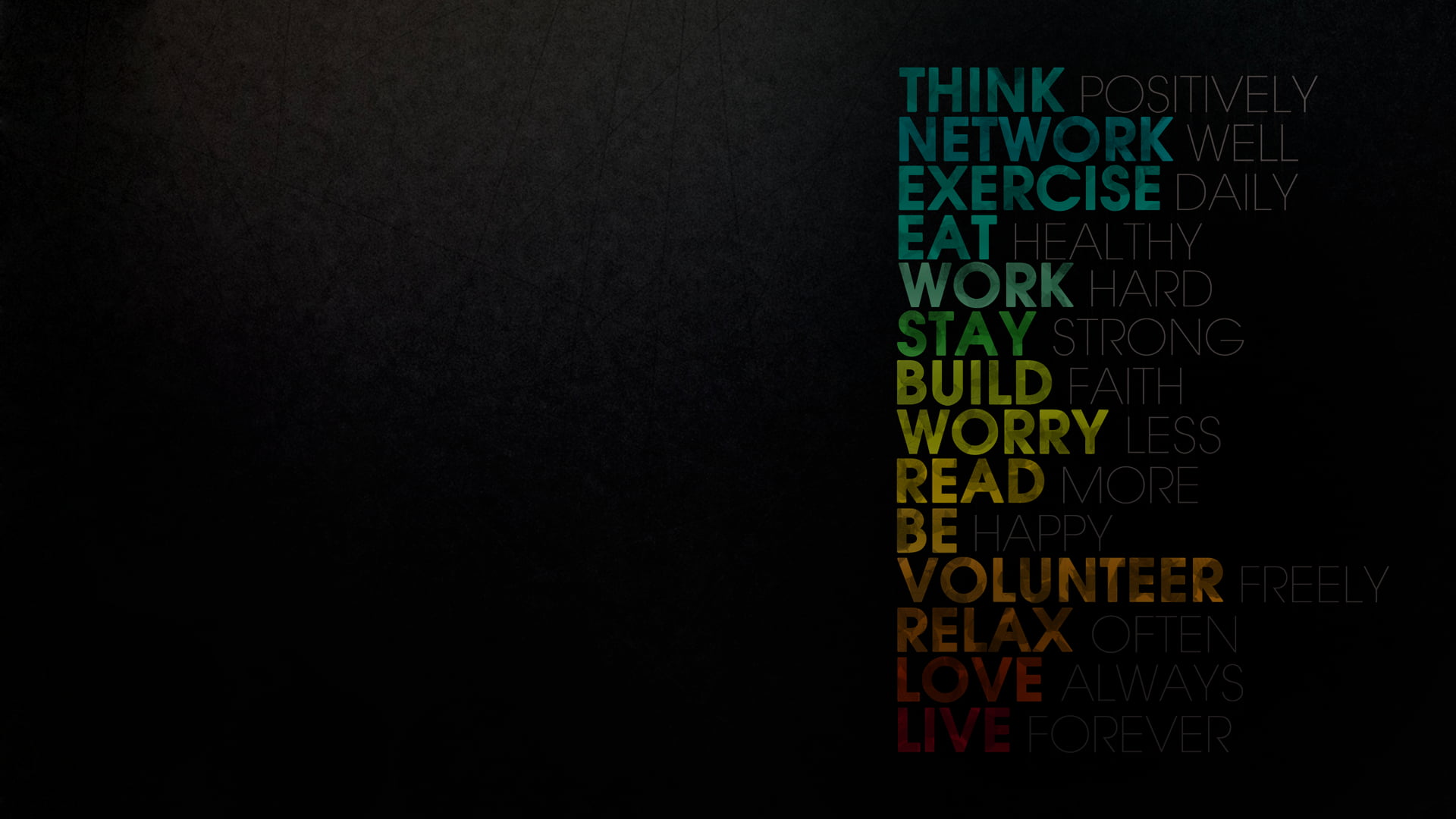 Black Wallpaper Motivation