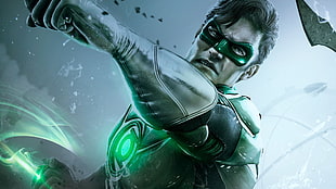 Green Lantern digital wallpaper