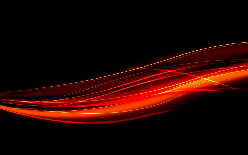 timelapse of red light HD wallpaper