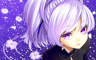 purple haired anime character, Darker than Black, Yin HD wallpaper