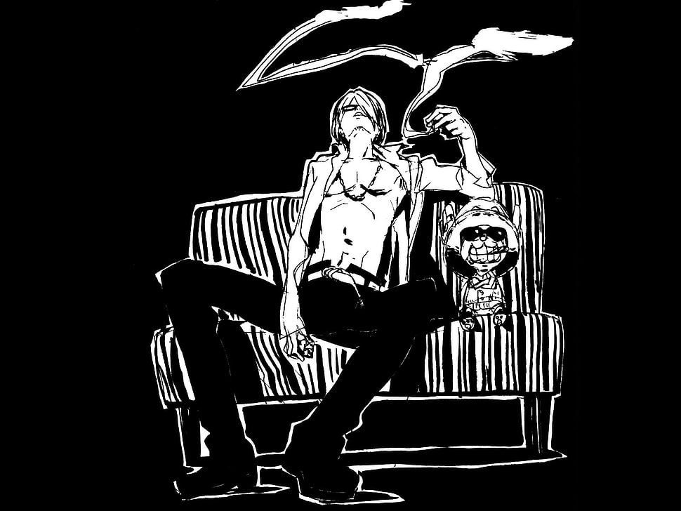 One Piece Vinsmoke Sanji illustration, One Piece, anime HD wallpaper
