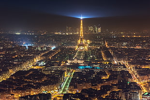 Eiffel Tower, Paris France, Paris, night