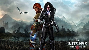 The Witcher Wild Hunt game, The Witcher 3: Wild Hunt, Triss Merigold, Yennefer of Vengerberg HD wallpaper