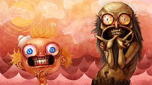 zombie illustration, flapjack, cartoon HD wallpaper