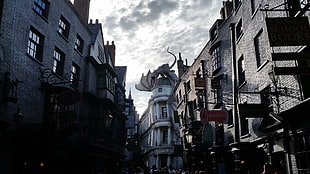 Harry Potter, dragon, Universal Pictures, Florida HD wallpaper