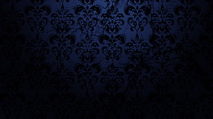 dark, pattern, blue, texture HD wallpaper