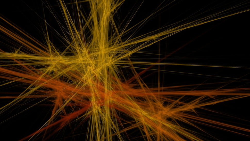 yellow, orange, black wallpaper HD wallpaper