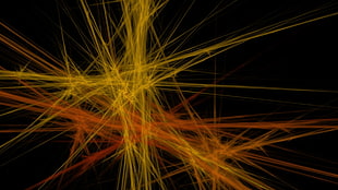 yellow, orange, black wallpaper