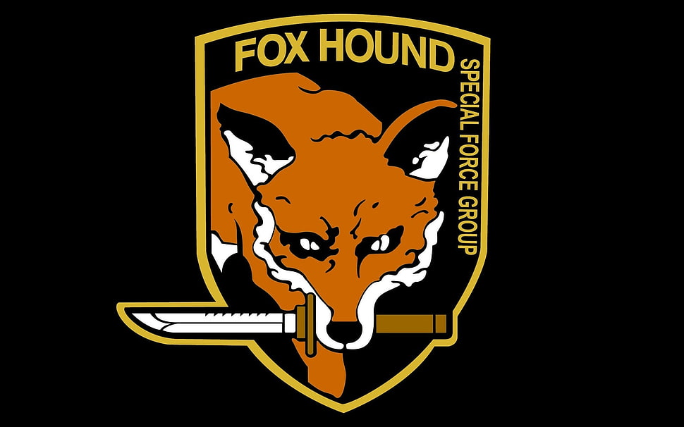 Fox Hound logo HD wallpaper