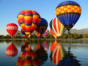 assorted-color hot air balloons, Colorado, balloon, hot air balloons
