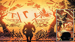 comic book page, Deadpool, Marvel Comics, comics HD wallpaper