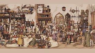 group of people photo, Final Fantasy Tactics, Final Fantasy, Delita, Ramza