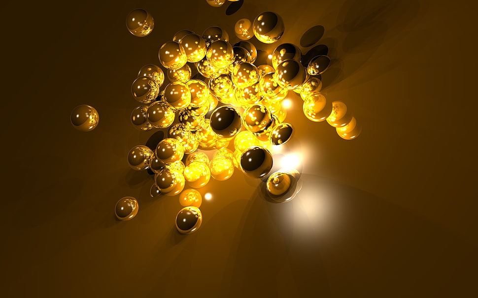 Balls,  Light,  Surface,  Shape HD wallpaper