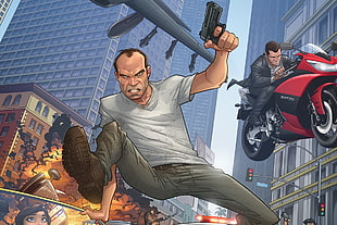 Grand Theft Auto graphics wallpaper HD wallpaper