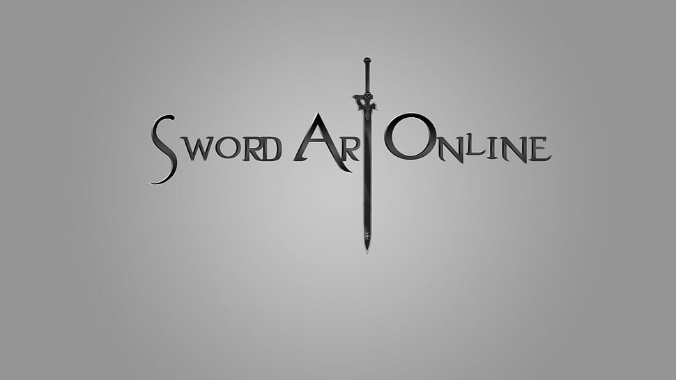 Sword Art Online text HD wallpaper