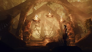 game application poster, The Elder Scrolls V: Skyrim, video games