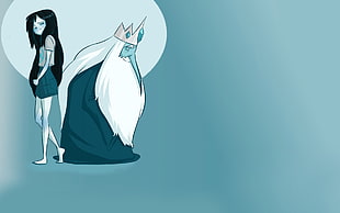 Ice King from Adventure Time, Adventure Time, Marceline the vampire queen, Ice King HD wallpaper