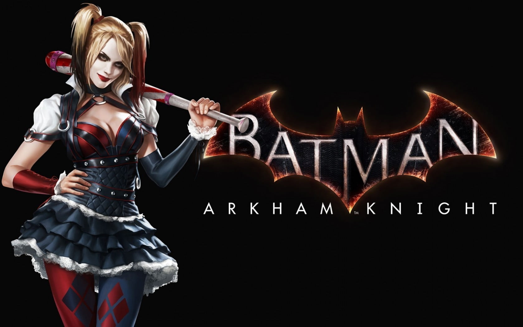 Batman Arkham Knight Harley Quinn digital wallpaper, Harley Quinn, Batman, Joker, DC Comics