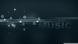music text overlay, quote HD wallpaper