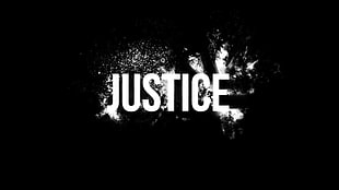 Justice text wallpaper