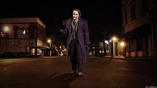 Joker poster, The Dark Knight, Joker, Batman, Heath Ledger HD wallpaper