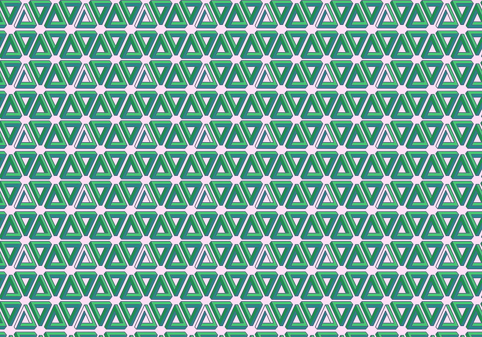 green and white ornament HD wallpaper