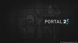 Portal 2 illustration, video games, Portal 2