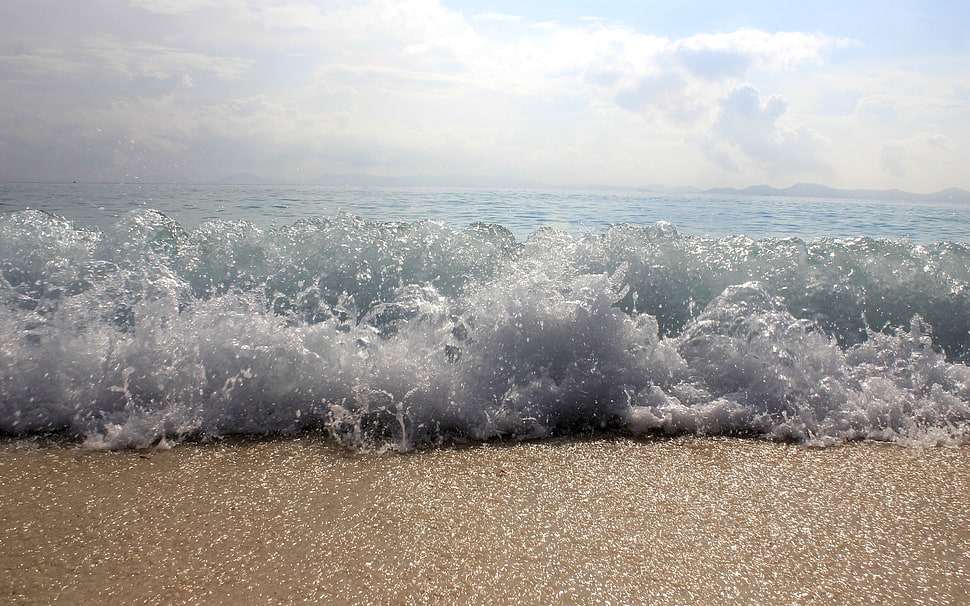 beach photo HD wallpaper