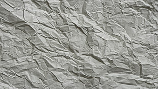 gray and white floral mattress, wrinkled paper, paper