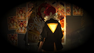 anime wallpaper, Transistor, Red (Transistor) HD wallpaper