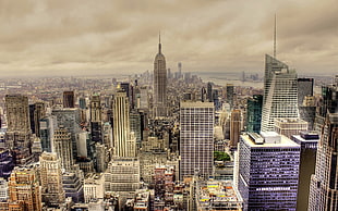 New York Timesquare, cityscape, New York City, USA, Empire State Building